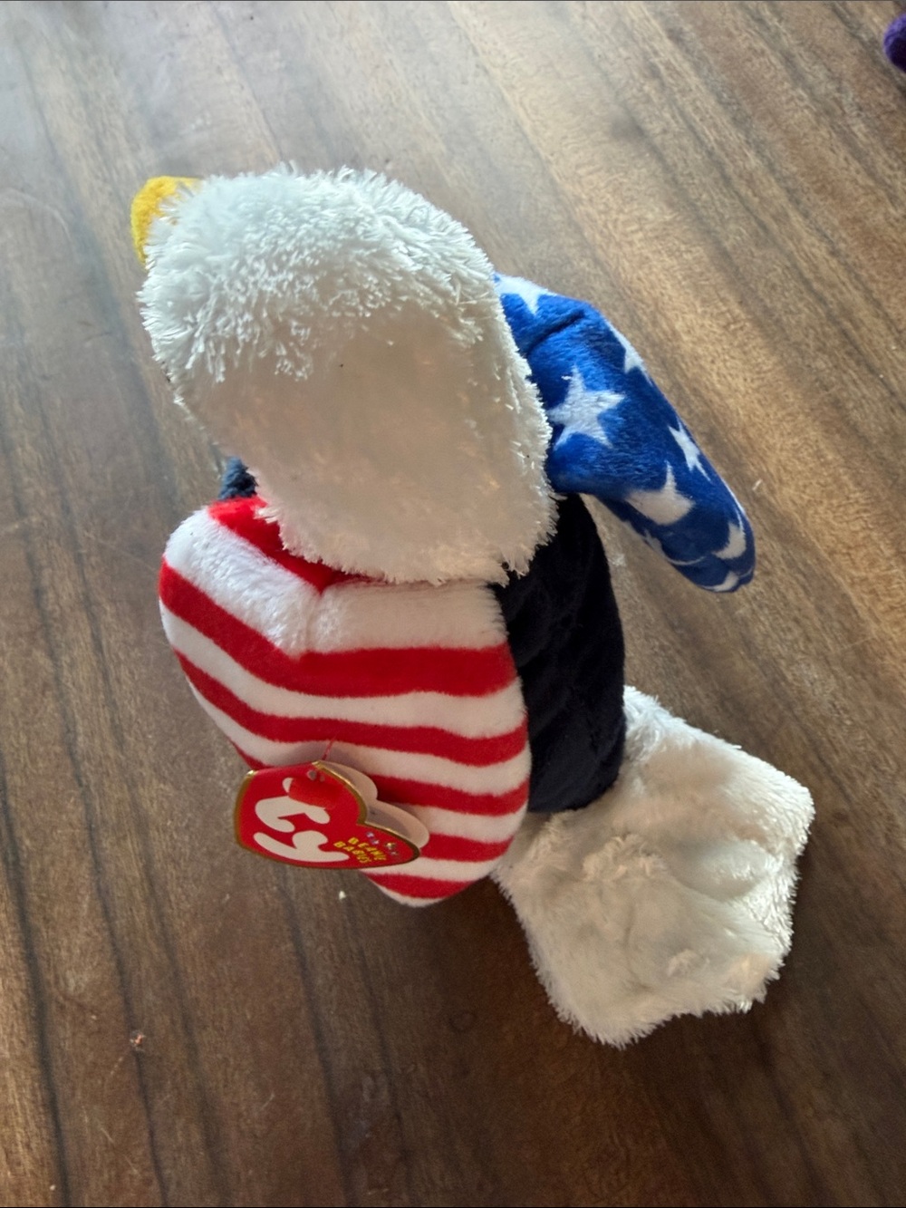 Patriotic Plush Dog Toy - Red White & Blue Eagle